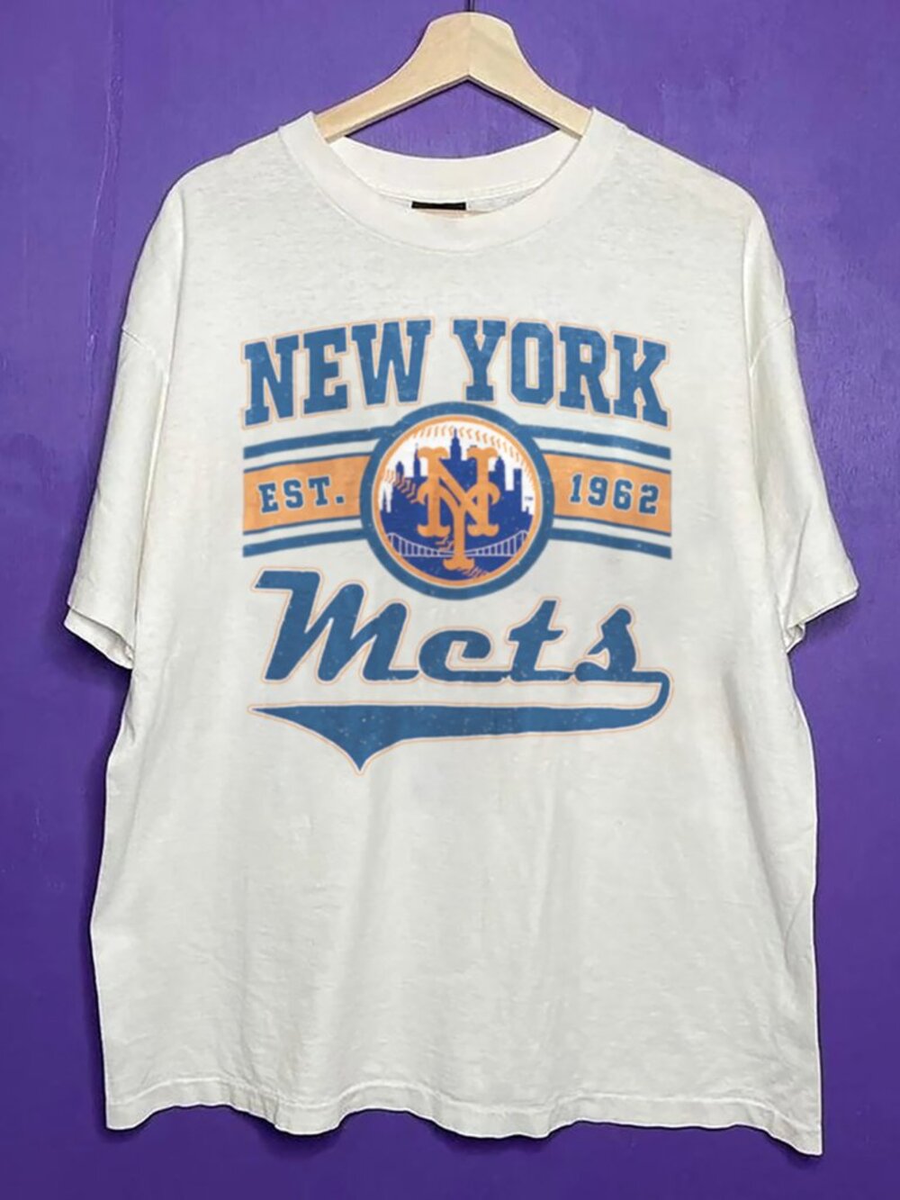 Throwback New York Mets Baseball Unisex Shirt, Retro MLB New York Mets Shirt Tee